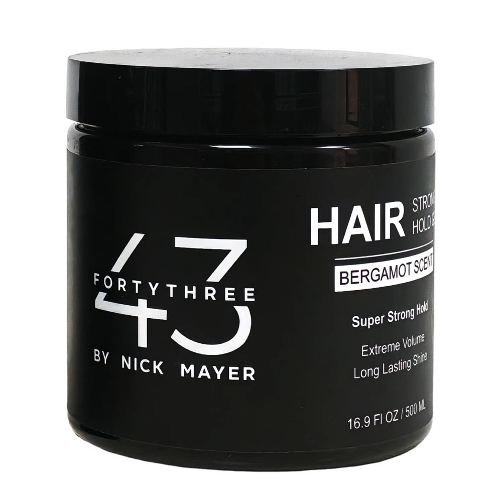 43 Strong Hold Hair Gel - Bergamot Scent